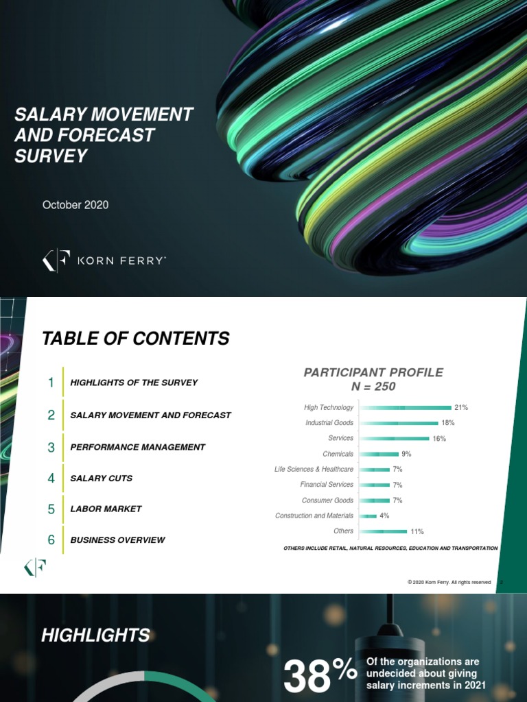 Korn Ferry Salary Movement and Forecast Survey Report PDF