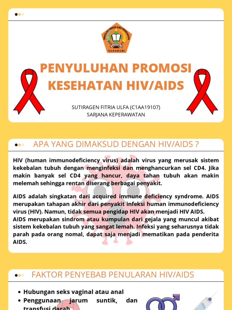 Penyuluhan Promosi Kesehatan Hivaids | PDF | Pengembangan Diri