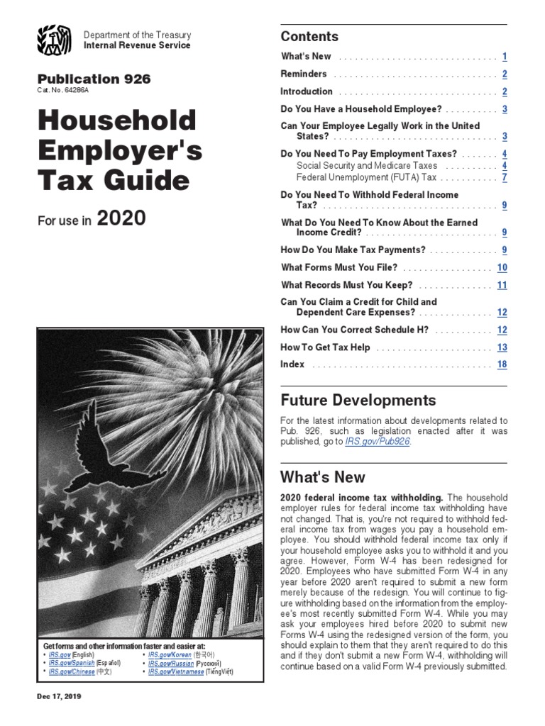 Householder Employer's Guide PDF Federal Insurance Contributions