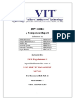 Joy Rides J Component Report: Submitted To