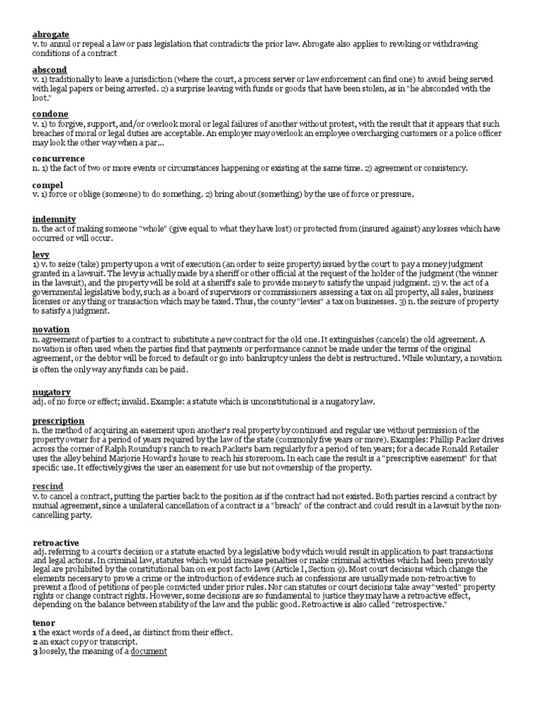 Law Definition PDF Ex Post Facto Law Public Law