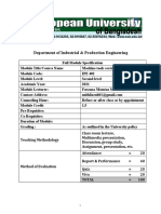European University of Bangladesh - IPE 402 lab manual