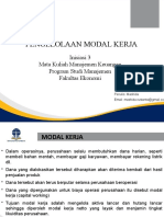 Materi 3 - Pengelolaan Modal Kerja