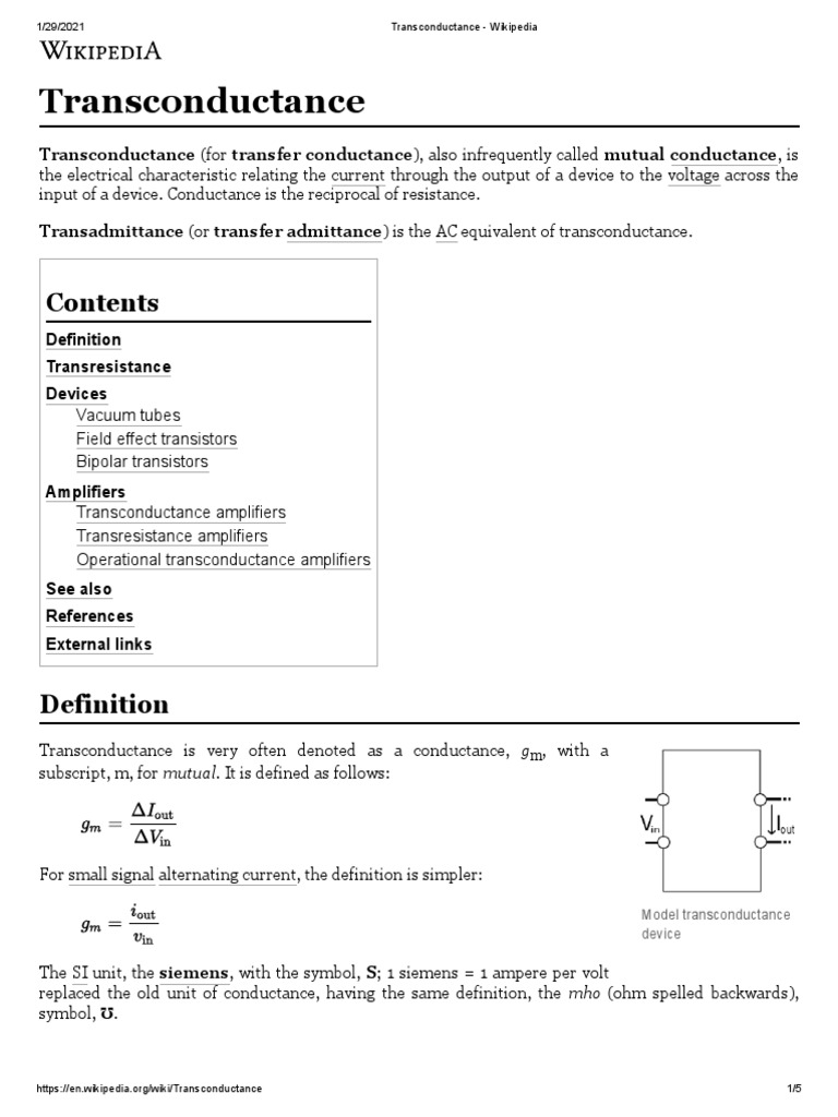 Formidable Tips About Why Is Transconductance Important Blog ...