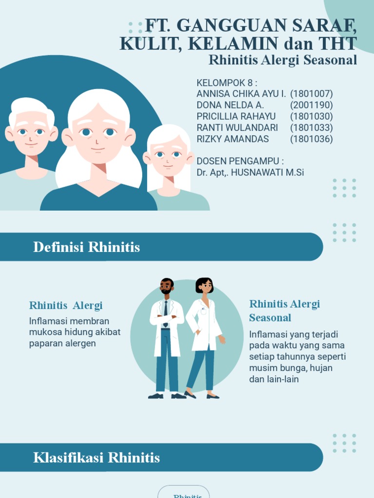Klasifikasi dan Gejala Rhinitis Alergi | PDF
