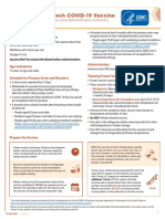 Pfizer-Biontech Covid-19 Vaccine: Vaccine Preparation and Administration Summary