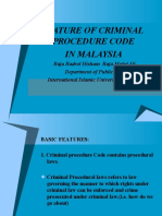 Nature of Criminal Procedure Code in Malaysia