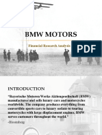 BMW Motors: Financial Research Analysis