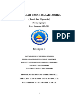 Makalah Kelompok 6 Dasar Dasar Logika