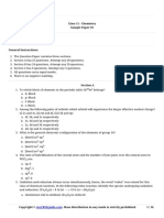 Mycbseguide: Class 11 - Chemistry Sample Paper 01