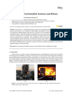 Fire Rating of Post-Installed Anchors and Rebars