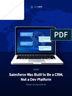 01 - Ebook - Salesforce Was Built To Be A CRM Not A Dev Platform