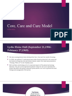 Lydia Hall's Core, Care and Cure Nursing Model