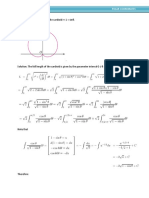 EXAMPLE: Find the length of the cardioid r= 1 + sinθ