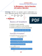 2.8 Gradient, Divergence, Curl of Function and Laplace Operator