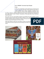 Batik Khas Dari Sulawesi Utara - Lidya Lumowa
