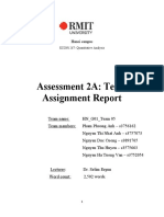 Assessment 2A: Team Assignment Report: Hanoi Campus