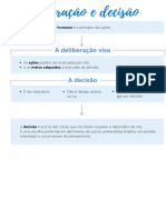 Deliberação e decisão: escolha e ação