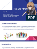 4.2 Factor Humano y Motivación