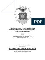 Predicting Group Performance Using Cohesion and Social Network Density A Comparative Analysis ADA465295