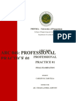 ARC 046: Professional Practice 01