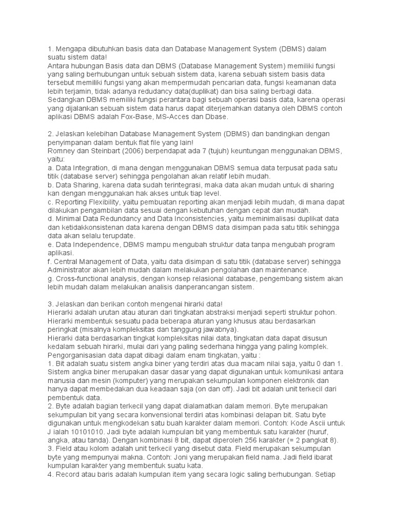 Database Management System | PDF