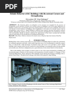 Seismic Behavior of RC Buildings With Re-Entrant Corners and Strengthening