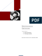 Maintenance Optimizer Configuration Guide