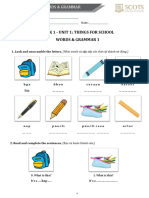 WS - Look 1 - Unit 1 - Sec 1 - Words-Grammar