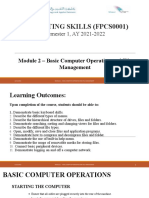 Module 2 - Basic Comp Op and File MGT