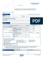 Formulaire de Demande Documents Fiscaux Professionnel Etax v3.0!07!2021