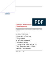 Dynamic Fracture Toughness Composite