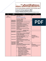 Rundown of 5th Panel Conference 2021 - Jurnal Sosiologi Reflektif (JSR)