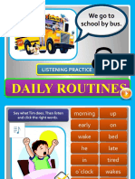 Daily Routines A Listening Speaking Game CLT Communicative Language Teaching Resources Game 89610