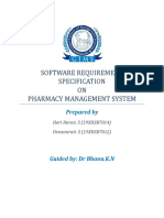 Pharmacy Management System (SRS)