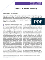 A Review and Critique of Academic Lab Safety Research
