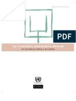La Inversión Extranjera Directa en América Latina (2010)