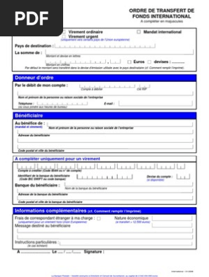 Changement D Agence Banque Postale