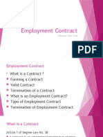Employment Contract: Instructor: Neov Thinh
