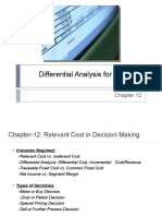 Differential Analysis For Decision Making