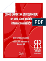 Como exportar en Colombia CCB