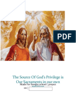 God's Privileges Through Sacraments