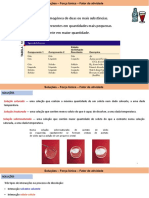 Soluções: Força Iónica e Fator de Atividade
