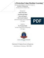 "Software Piracy Protection Using Machine Learning": Bachelor of Engineering