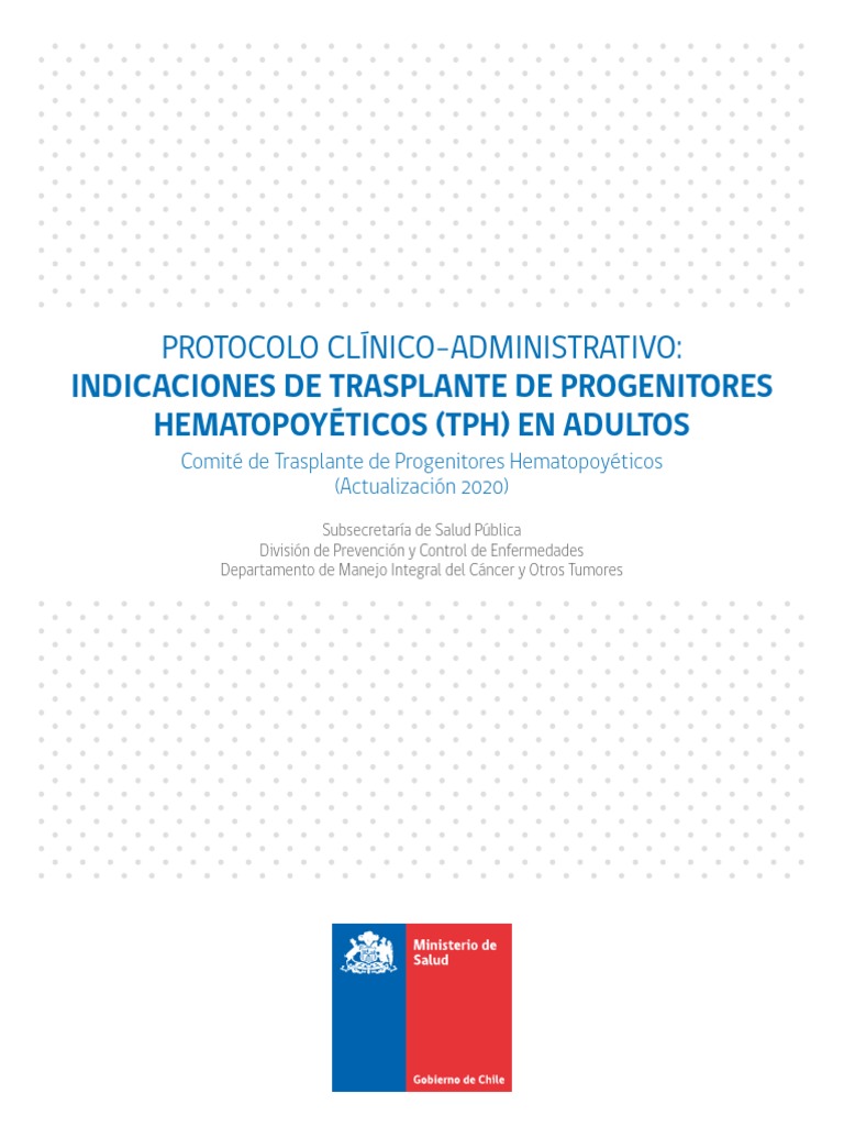 Indicaciones de TPH en Adultos | PDF | Trasplante de células madre ...