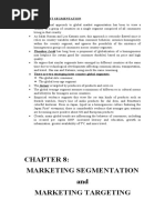 MARKETING MANAGEMENT REPORT