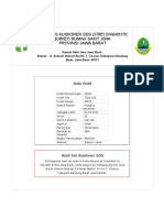 Hasil Tes Kuisioner SDS-dikonversi