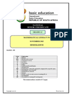 Mathematical Literacy P1 Nov 2015 Memo Eng