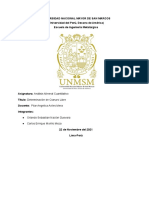 Determinación de Cianuro Libre - UNMSM - Informe 