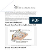 Suspended Floors Suspended Floors: All You Need To Know: What Are They?